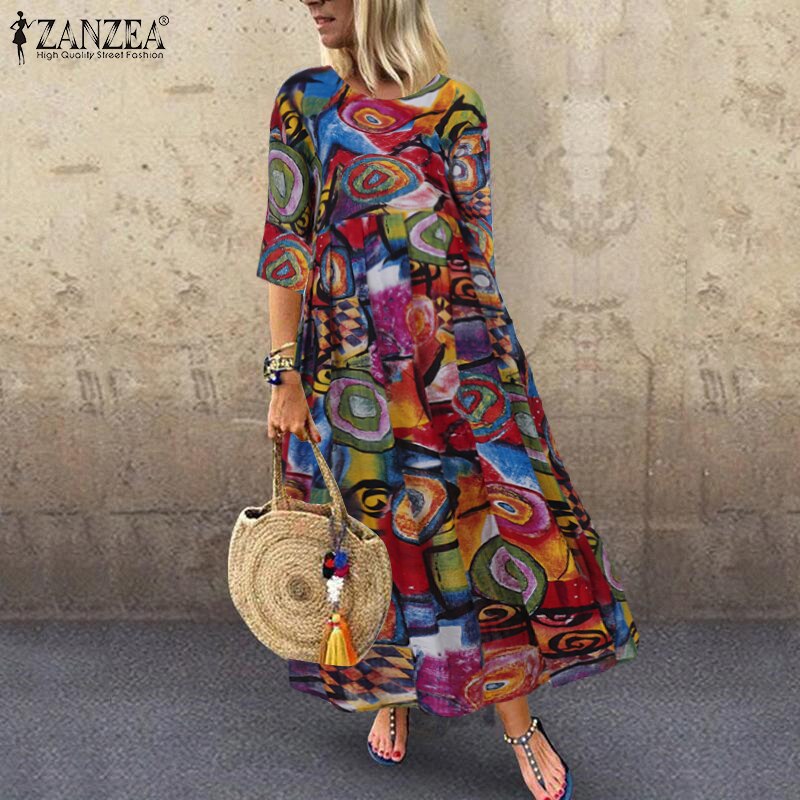 Sleeveless Floral Print Vestido Sleeveless Floral Print Vestido