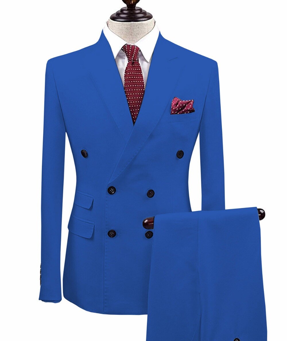 2 Pieces Men's Suit Slim Fit 2 Pieces Men's Suit Slim Fit