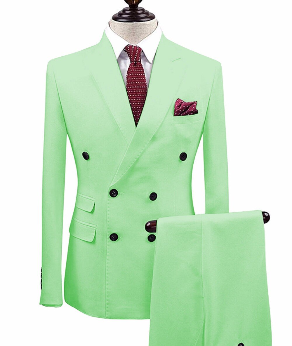 2 Pieces Men's Suit Slim Fit 2 Pieces Men's Suit Slim Fit