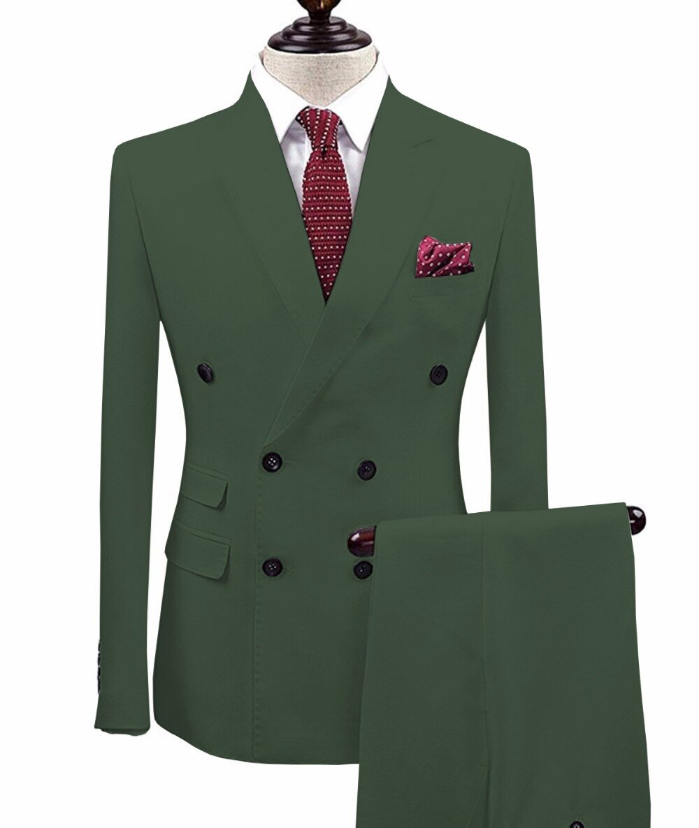 2 Pieces Men's Suit Slim Fit 2 Pieces Men's Suit Slim Fit