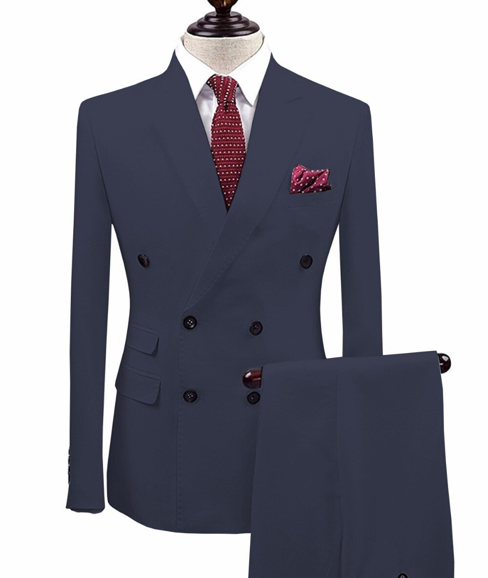 2 Pieces Men's Suit Slim Fit 2 Pieces Men's Suit Slim Fit