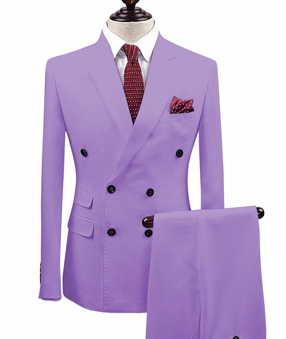 2 Pieces Men's Suit Slim Fit 2 Pieces Men's Suit Slim Fit