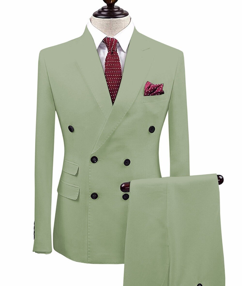 2 Pieces Men's Suit Slim Fit 2 Pieces Men's Suit Slim Fit