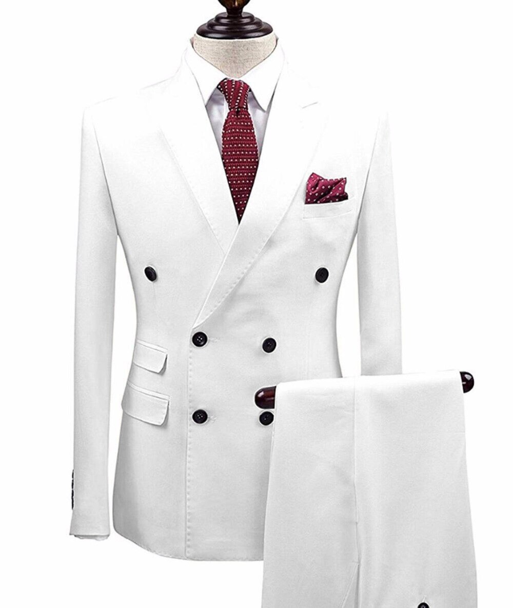 2 Pieces Men's Suit Slim Fit 2 Pieces Men's Suit Slim Fit