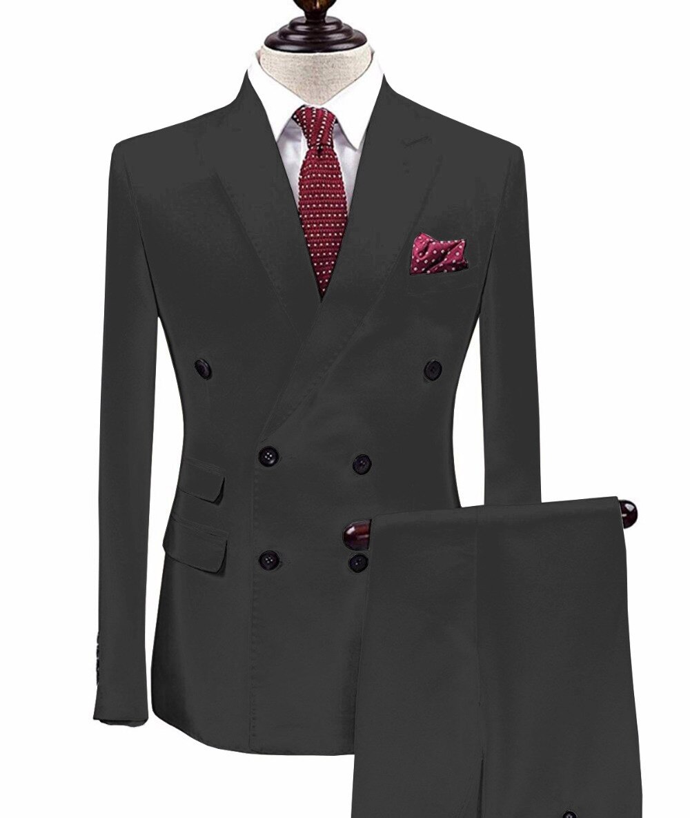 2 Pieces Men's Suit Slim Fit 2 Pieces Men's Suit Slim Fit