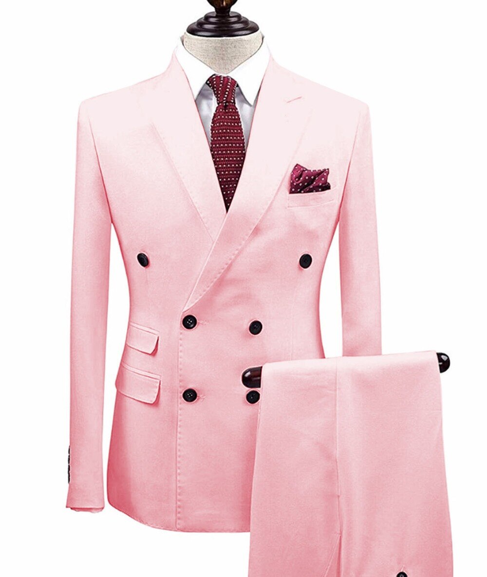2 Pieces Men's Suit Slim Fit 2 Pieces Men's Suit Slim Fit