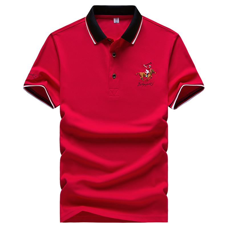 Men Casual Polo Shirt Solid Color Men Short Sleeve Men Casual Polo Shirt Solid Color Men Short Sleeve