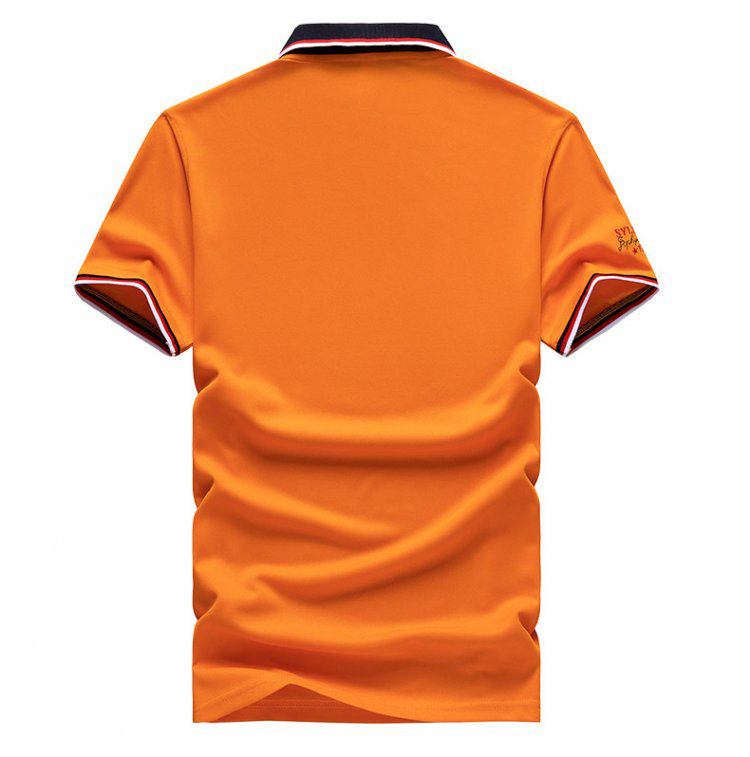 Men Casual Polo Shirt Solid Color Men Short Sleeve Men Casual Polo Shirt Solid Color Men Short Sleeve