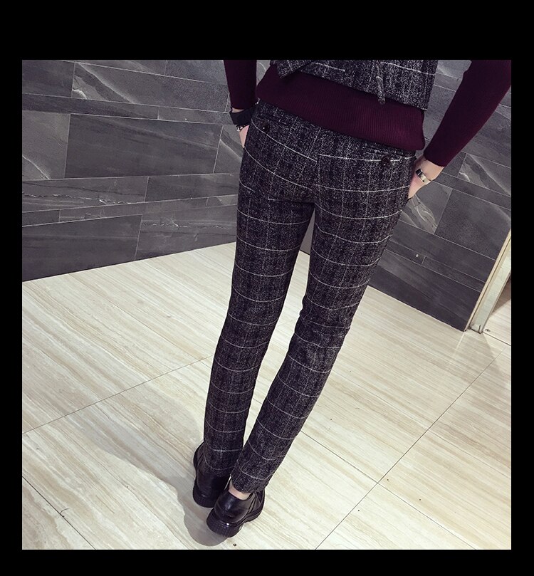 Mens Plaid Pants British Slim Fit Dress Mens Plaid Pants British Slim Fit Dress