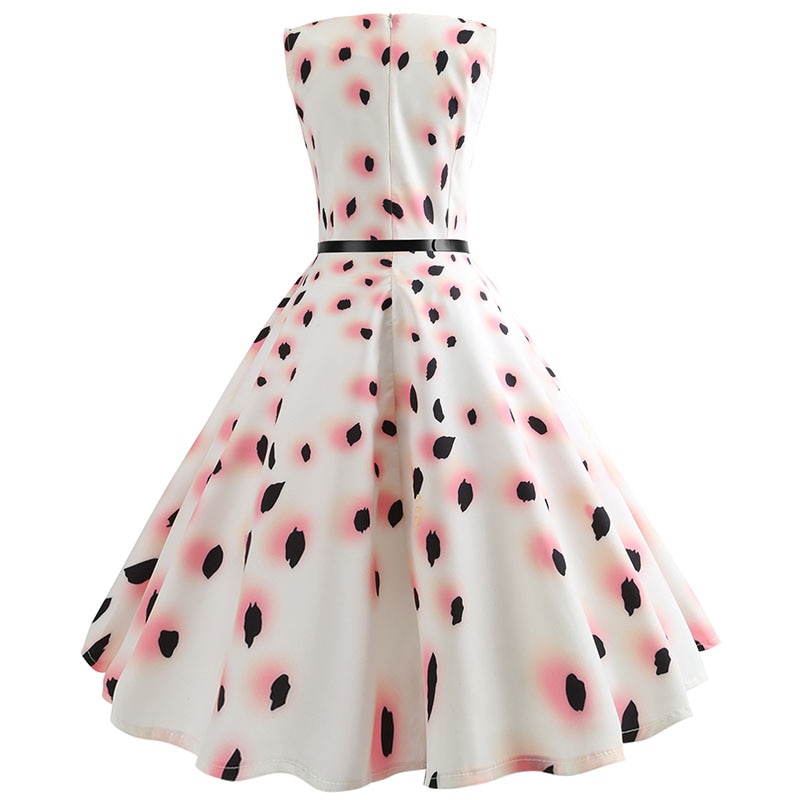 Casual Floral Retro Vintage Dress Casual Floral Retro Vintage Dress