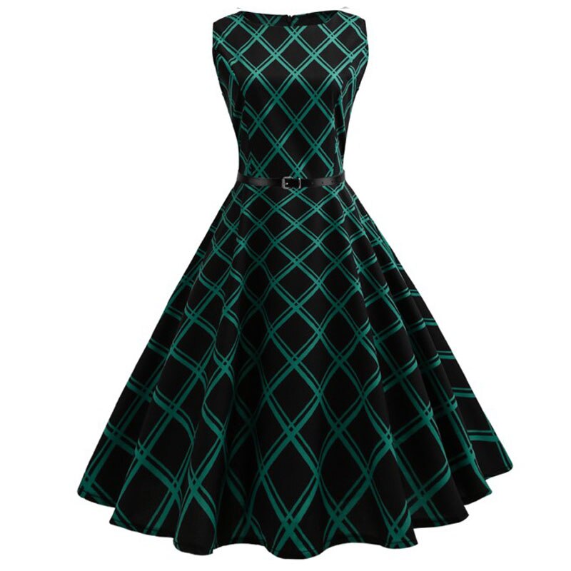 Casual Floral Retro Vintage Dress Casual Floral Retro Vintage Dress