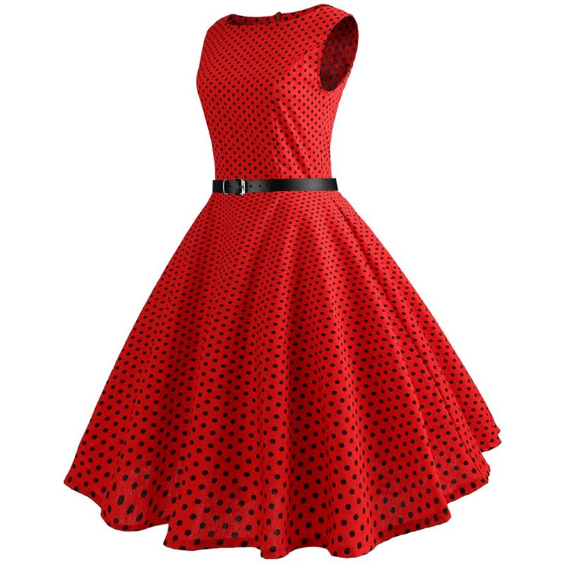 Casual Floral Retro Vintage Dress Casual Floral Retro Vintage Dress