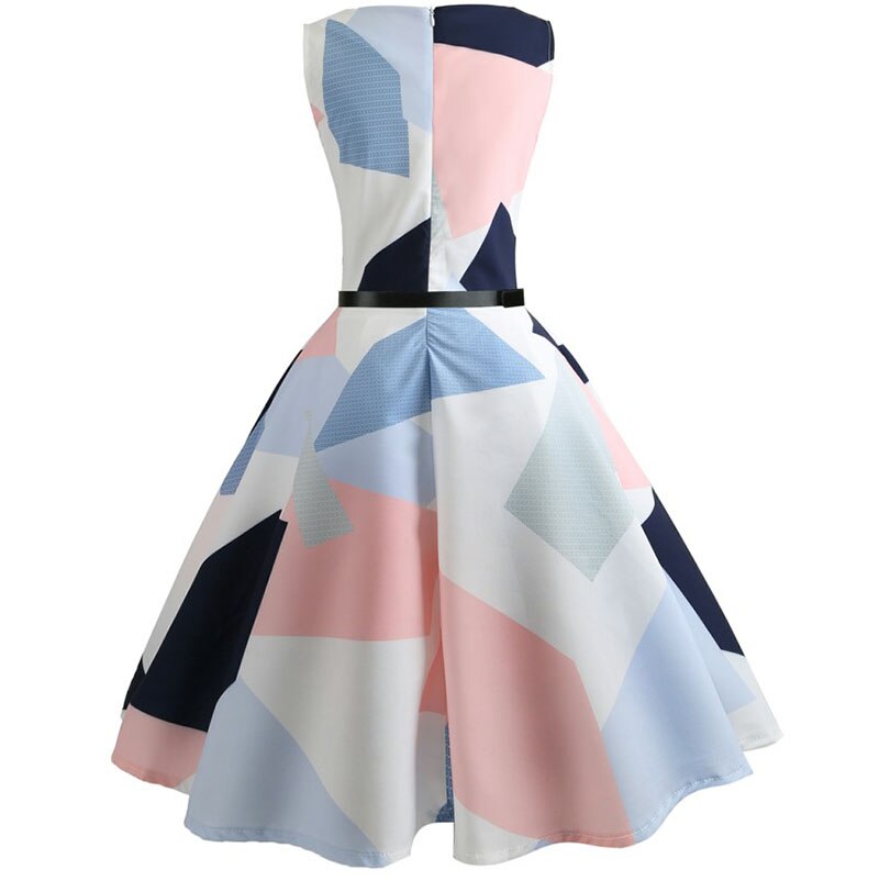 Casual Floral Retro Vintage Dress Casual Floral Retro Vintage Dress