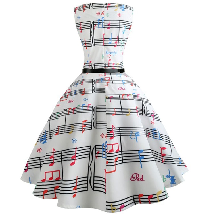 Casual Floral Retro Vintage Dress Casual Floral Retro Vintage Dress