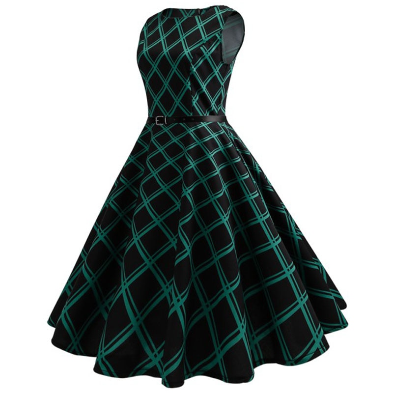 Casual Floral Retro Vintage Dress Casual Floral Retro Vintage Dress