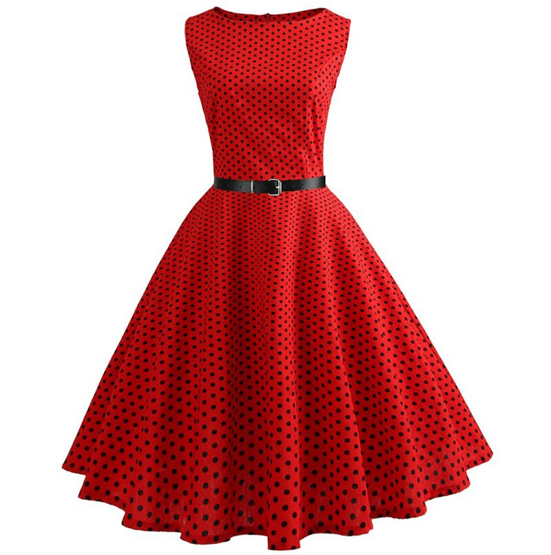 Casual Floral Retro Vintage Dress Casual Floral Retro Vintage Dress
