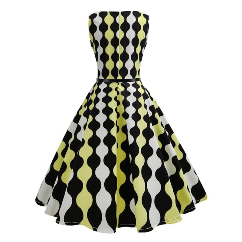 Casual Floral Retro Vintage Dress Casual Floral Retro Vintage Dress