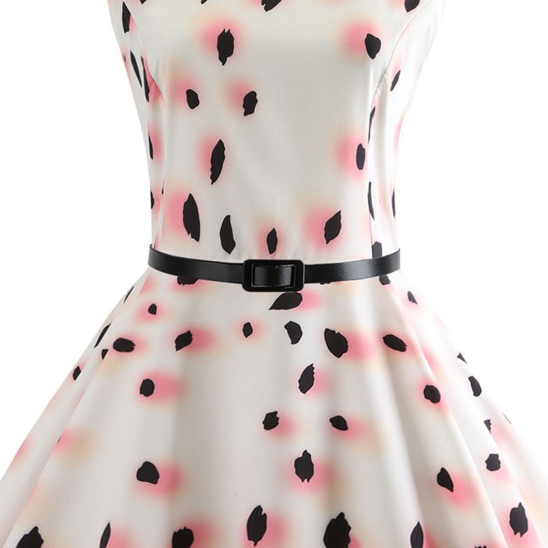 Casual Floral Retro Vintage Dress Casual Floral Retro Vintage Dress