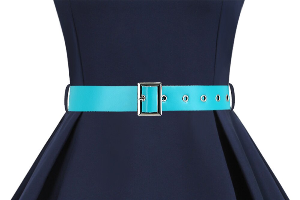 3XL Summer Women Elegant Vintage Midi Dress