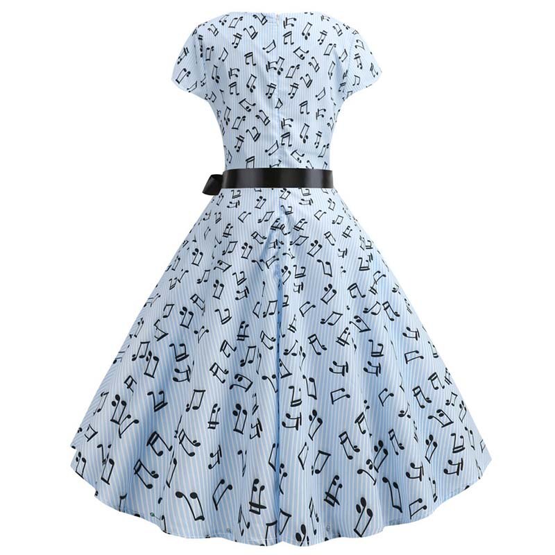 Floral Print Rockabilly Dress