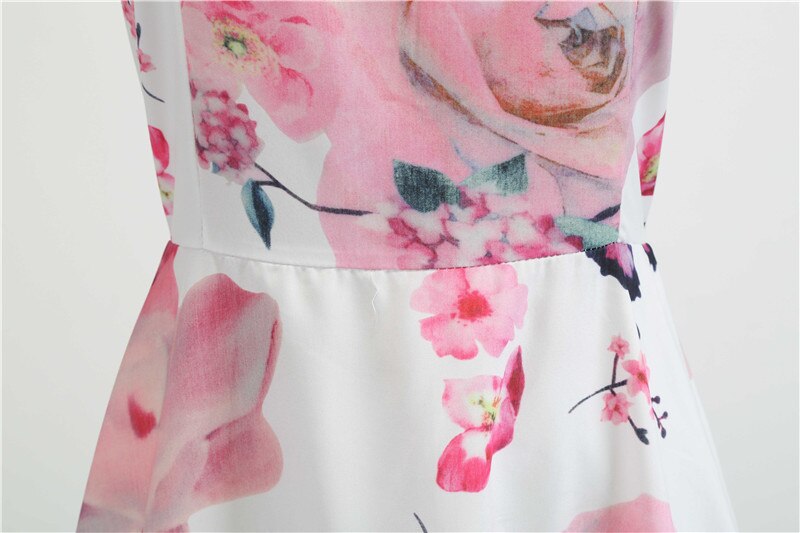 Floral Print Rockabilly Dress