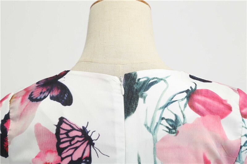 Floral Print Rockabilly Dress