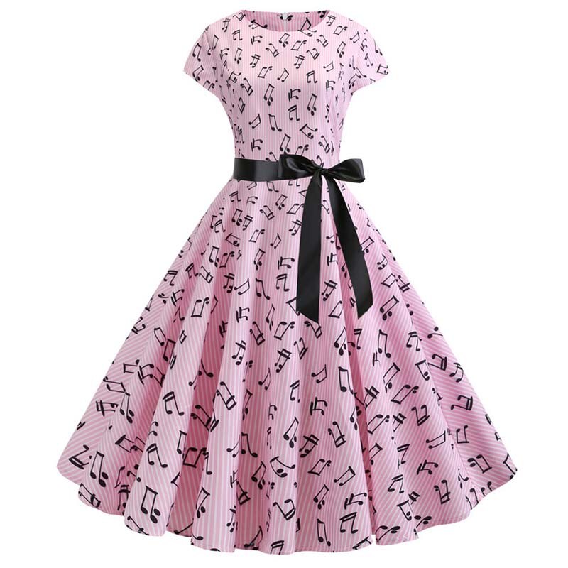 Floral Print Rockabilly Dress