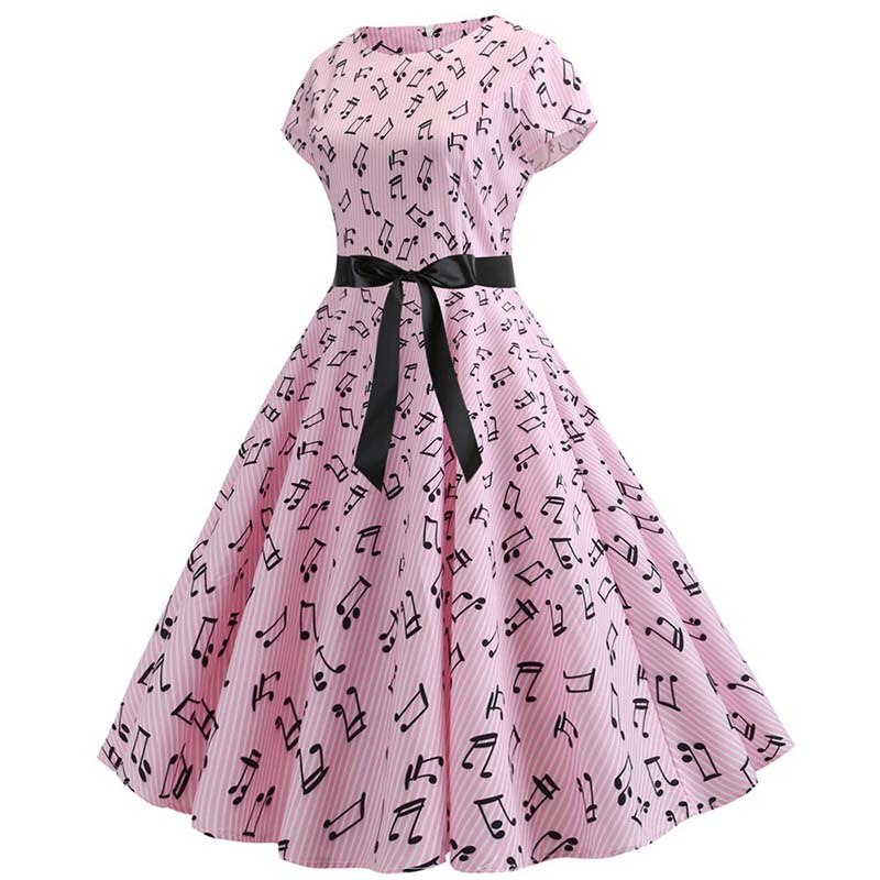 Floral Print Rockabilly Dress