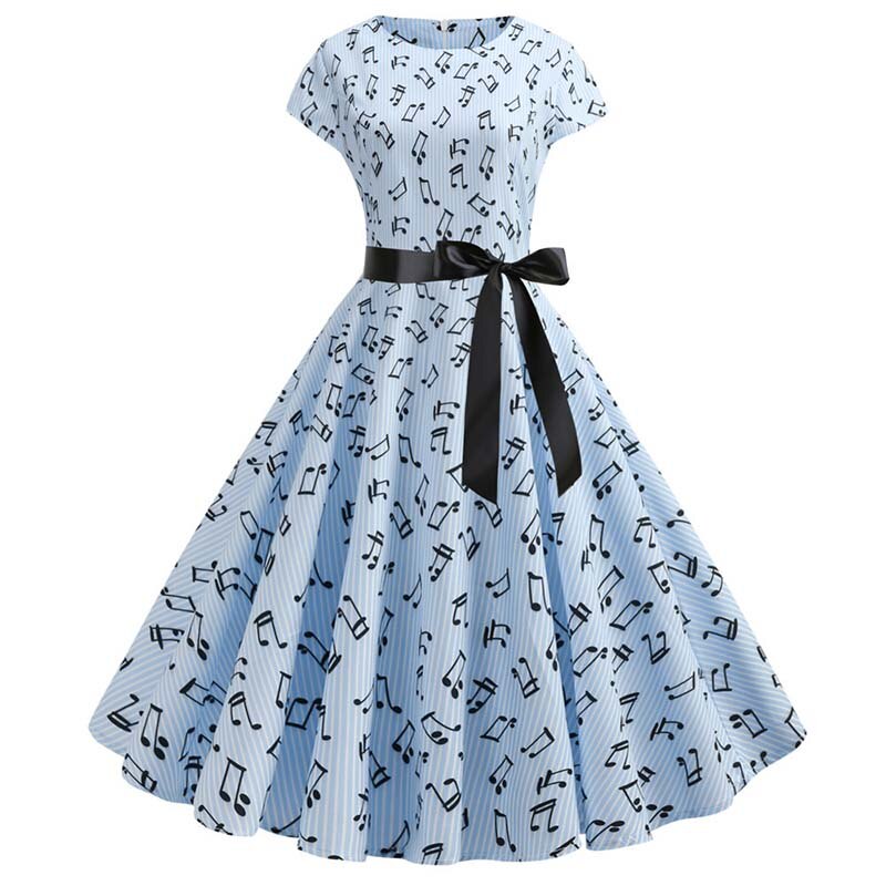 Floral Print Rockabilly Dress