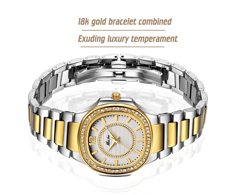 Golden Woman Arabic Number Watch Golden Woman Arabic Number Watch