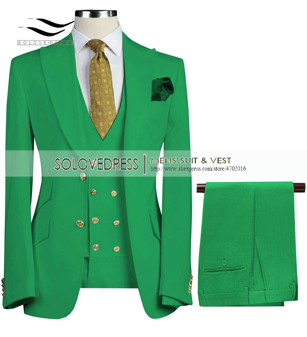 3 Pieces Slim Fit Business Men's Suit 3 Pieces Slim Fit Business Men's Suit