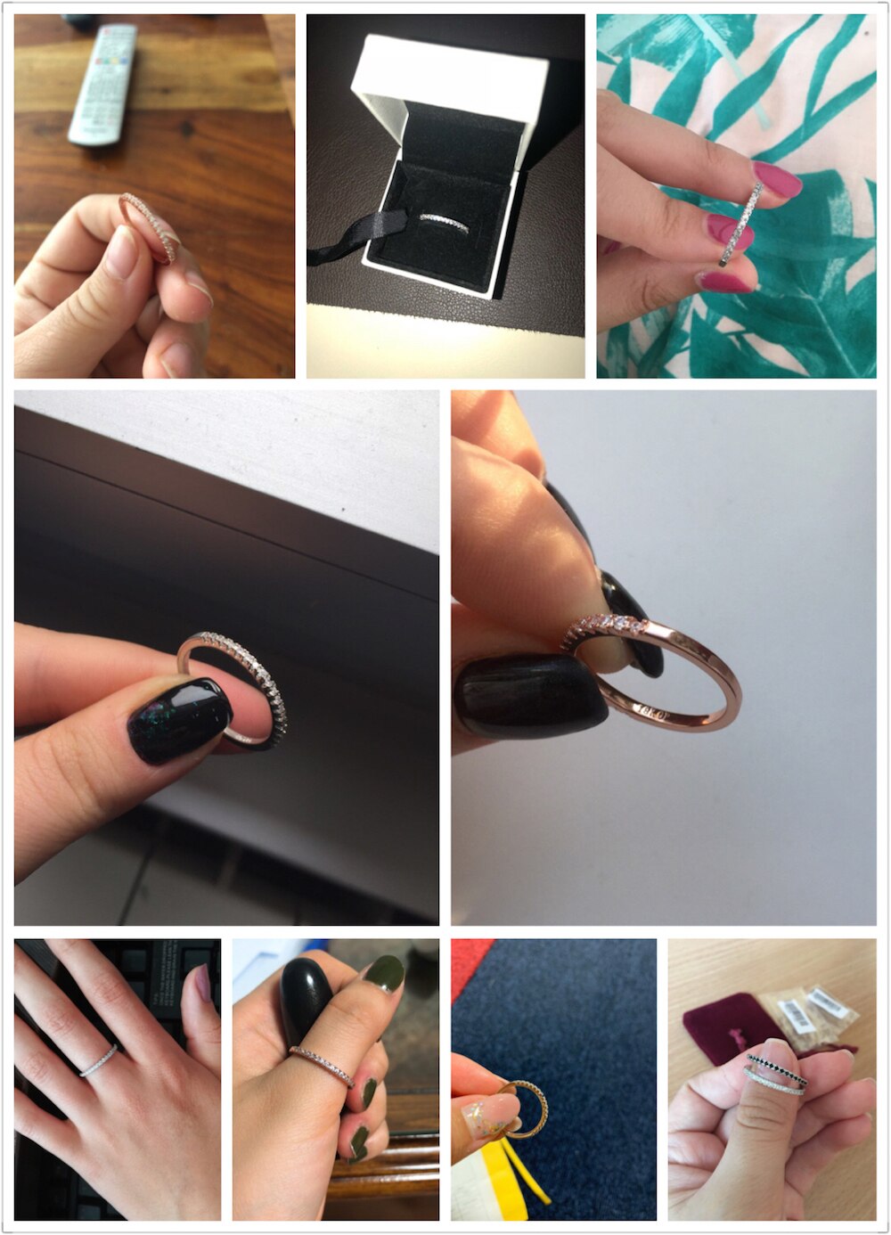 Rose Gold Color Wedding Ring