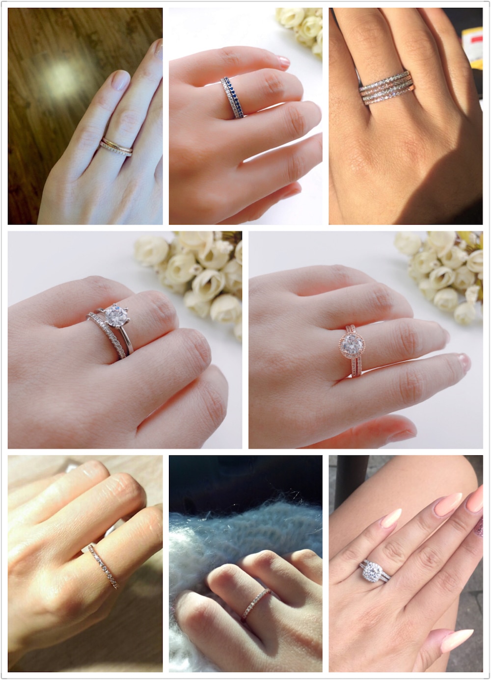 Rose Gold Color Wedding Ring