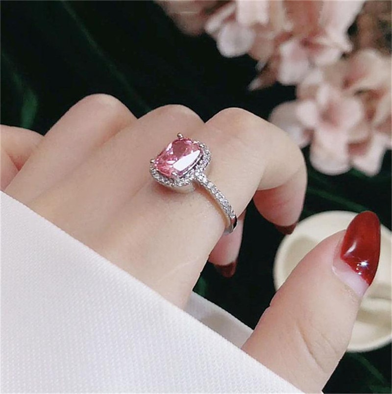 Women Bridal Wedding Ring White Gold Color Women Bridal Wedding Ring White Gold Color