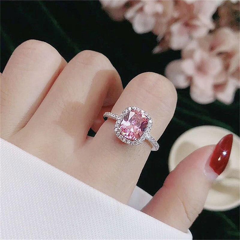 Women Bridal Wedding Ring White Gold Color Women Bridal Wedding Ring White Gold Color