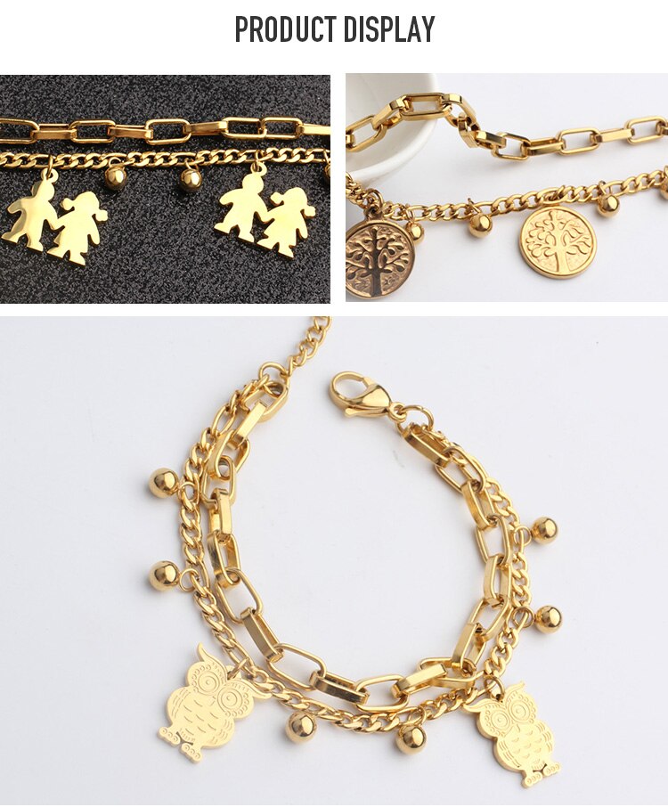 Gold Figaro Chain Bracelets For Men & Women Gold Figaro Chain Bracelets For Men & Women