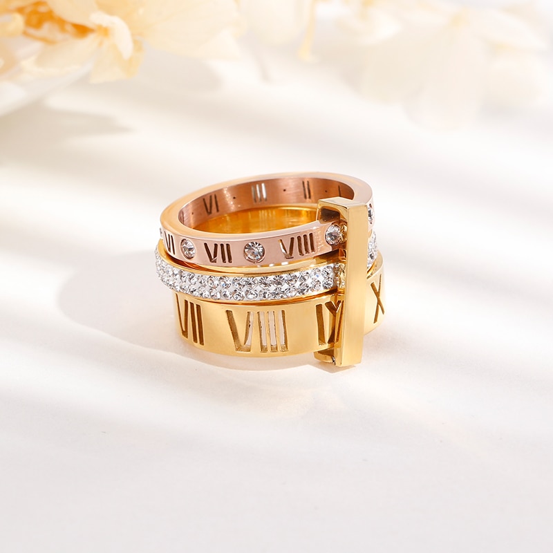 Roman Numerals Engagement Wedding Rings Roman Numerals Engagement Wedding Rings