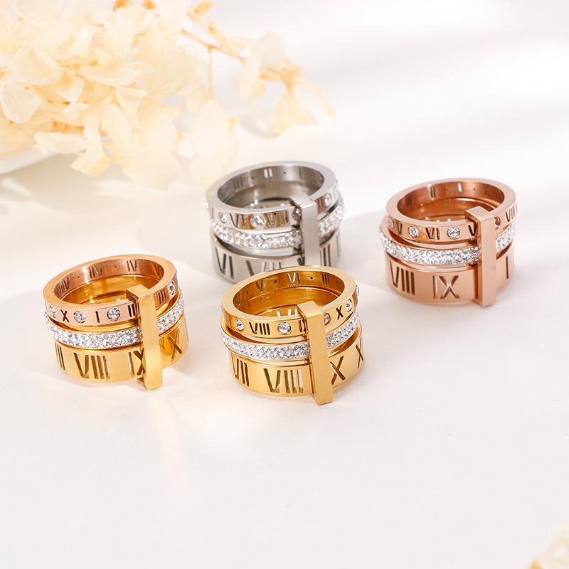 Roman Numerals Engagement Wedding Rings Roman Numerals Engagement Wedding Rings