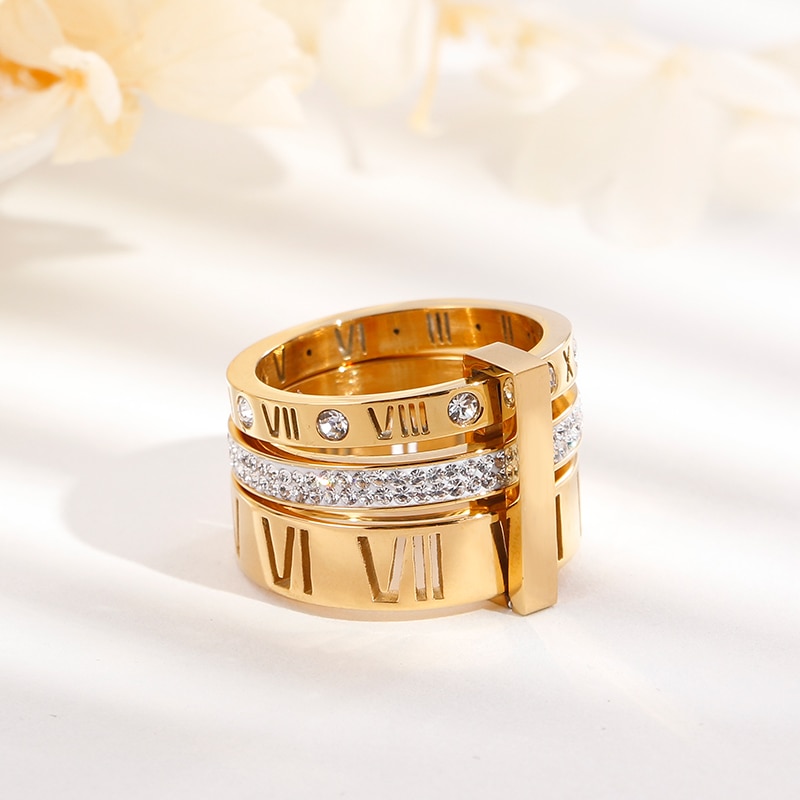 Roman Numerals Engagement Wedding Rings Roman Numerals Engagement Wedding Rings