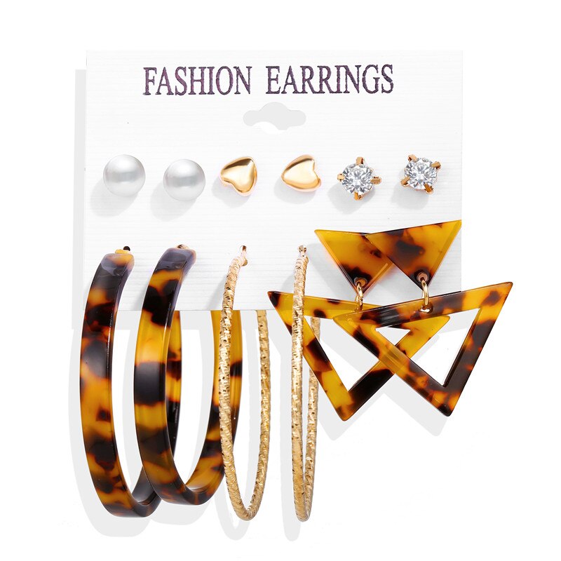 Vintage Tassel Acrylic Earrings For Women Vintage Tassel Acrylic Earrings For Women