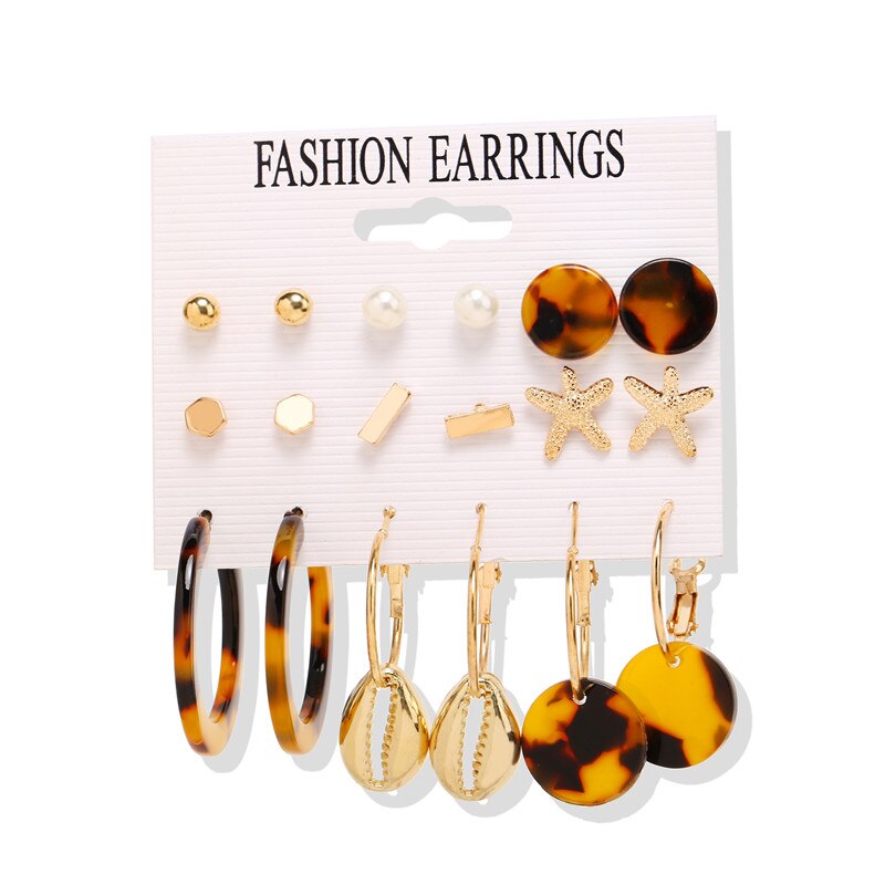 Vintage Tassel Acrylic Earrings For Women Vintage Tassel Acrylic Earrings For Women