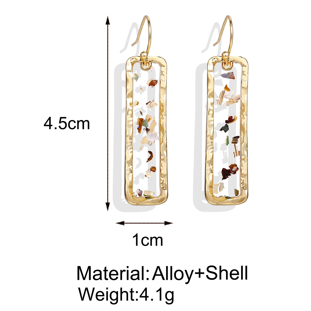 Geometric Shell Earrings For Women Geometric Shell Earrings For Women