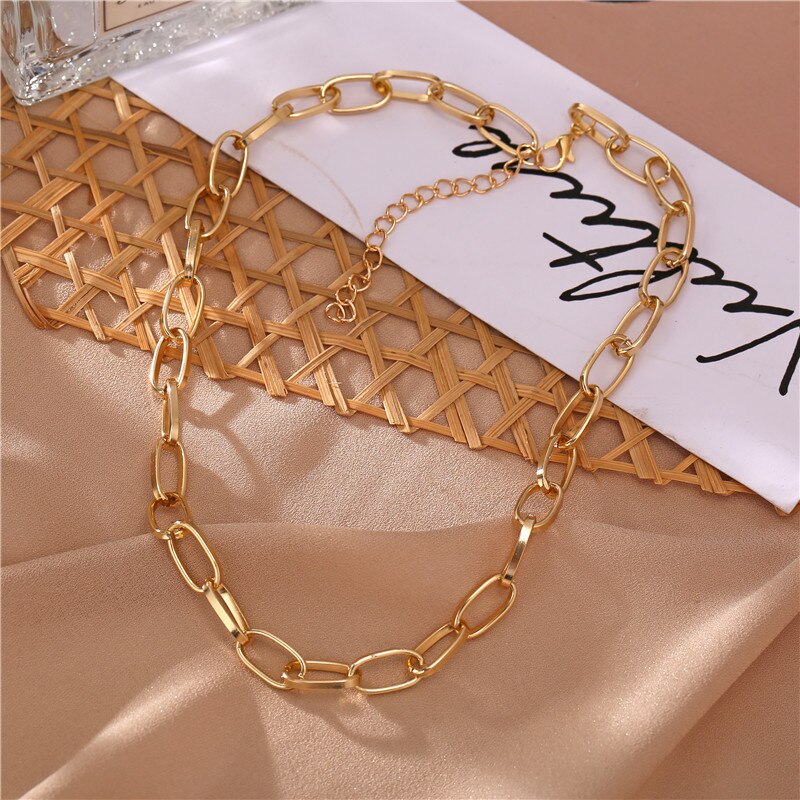 Bijoux Femme Gold Color Choker Necklaces Bijoux Femme Gold Color Choker Necklaces