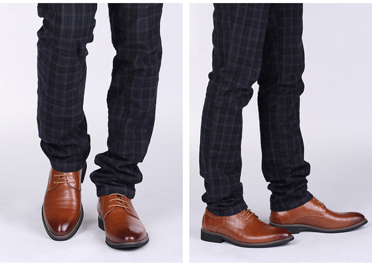 Genuine Leather Mens Dress Shoes