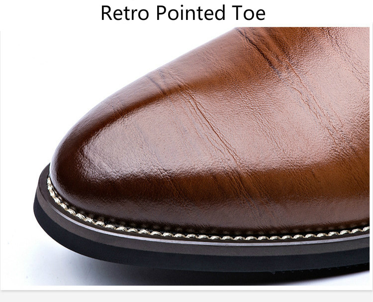 Genuine Leather Mens Dress Shoes