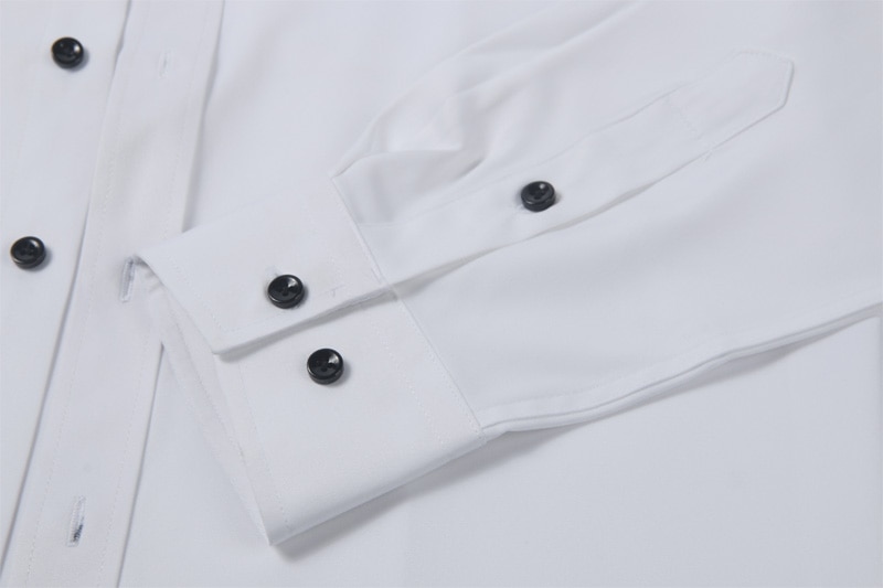Men's Bamboo Fiber Dress Shirts Casual Slim Fit Long Sleeve Male Social Shirts Comfortable Non Iron Solid Chemise Homme Blue Men's Bamboo Fiber Dress Shirts Casual Slim Fit Long Sleeve Male Social Shirts Comfortable Non Iron Solid Chemise Homme Blue