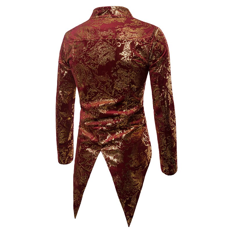Steampunk Hombre Blazer Men Paisley Floral Tuxedo Suit Jacket Men Blazer Double Breasted Wedding Stage Show Blazer Masculino Steampunk Hombre Blazer Men Paisley Floral Tuxedo Suit Jacket Men Blazer Double Breasted Wedding Stage Show Blazer Masculino