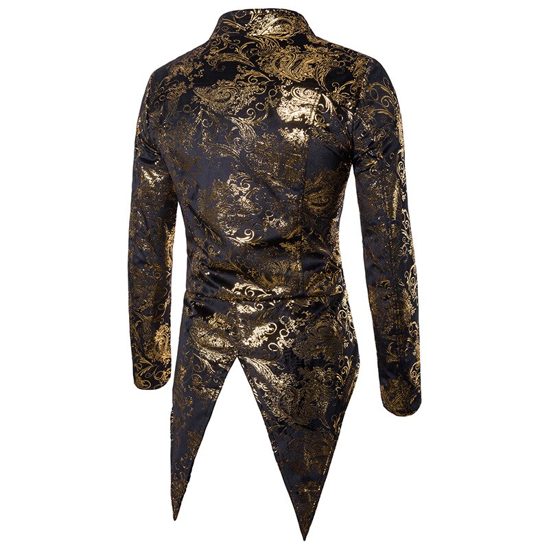 Steampunk Hombre Blazer Men Paisley Floral Tuxedo Suit Jacket Men Blazer Double Breasted Wedding Stage Show Blazer Masculino Steampunk Hombre Blazer Men Paisley Floral Tuxedo Suit Jacket Men Blazer Double Breasted Wedding Stage Show Blazer Masculino