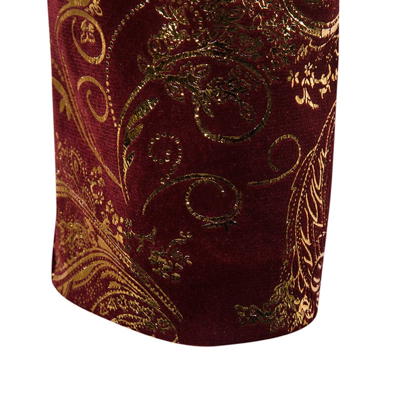 Steampunk Hombre Blazer Men Paisley Floral Tuxedo Suit Jacket Men Blazer Double Breasted Wedding Stage Show Blazer Masculino Steampunk Hombre Blazer Men Paisley Floral Tuxedo Suit Jacket Men Blazer Double Breasted Wedding Stage Show Blazer Masculino