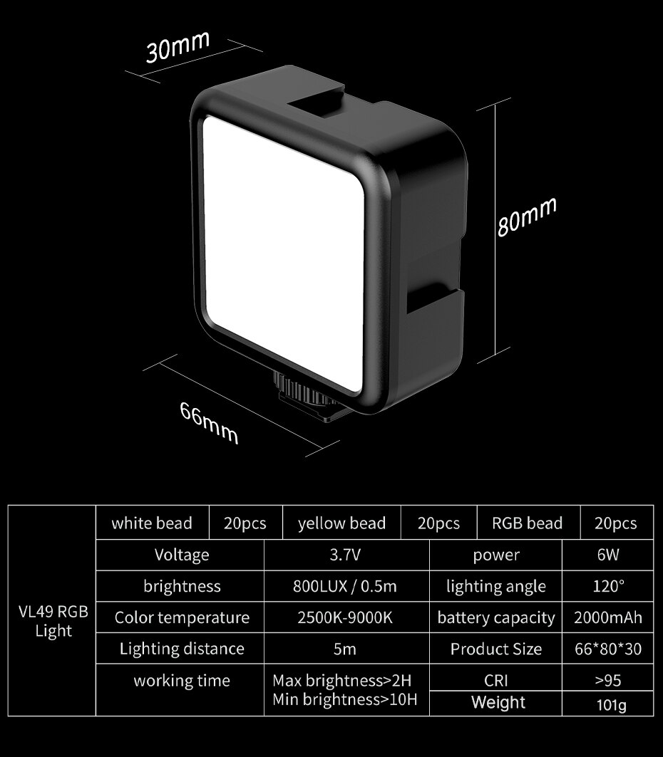 Mini RGB LED Video Light Mini RGB LED Video Light